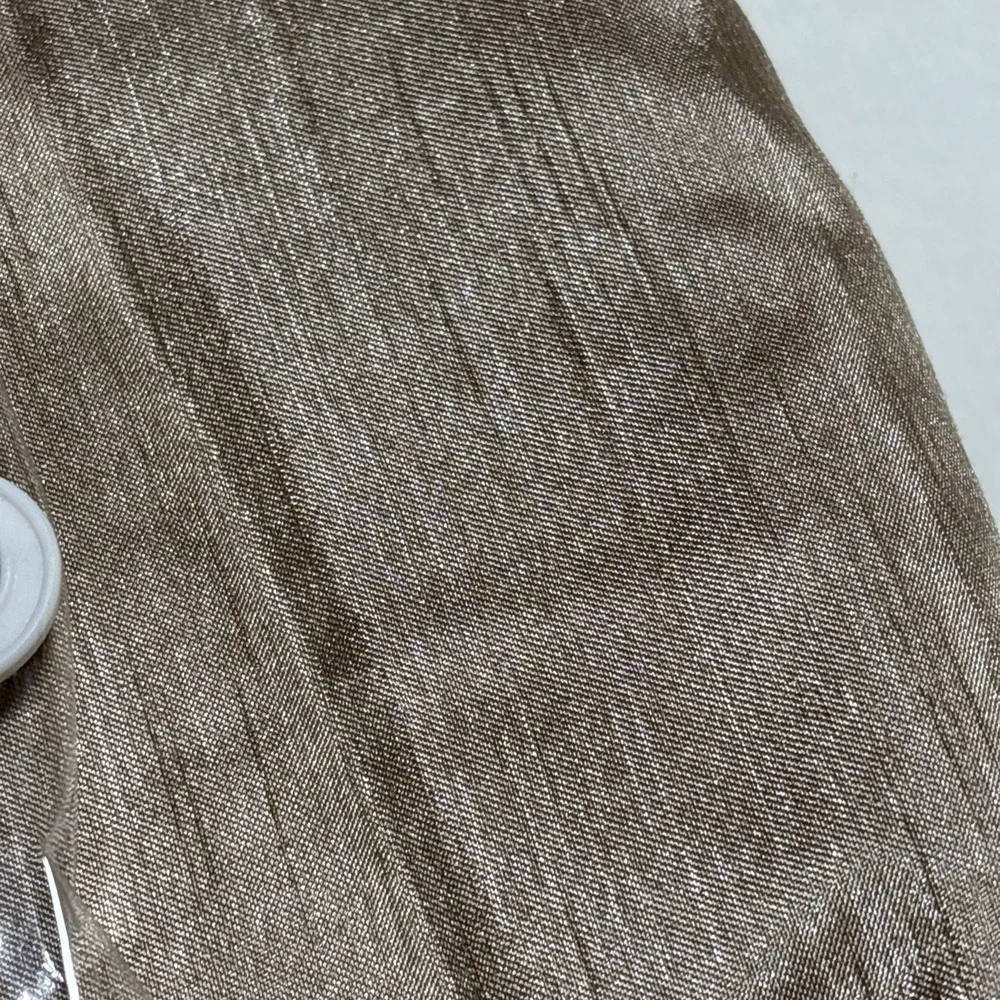 Sterling Faux Silk Panel Grommets Window Curtain Lined Taupe‎ 54 x 84